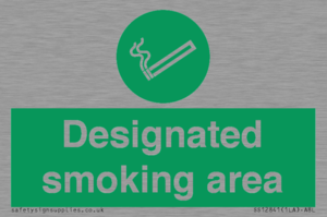 Designated smoking area